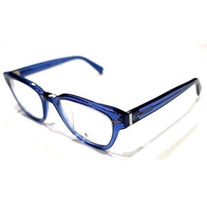 Seraphin Maddox 8837 Unisex Crystal Blue Oval Eyeglasses 51-20 140 Japan